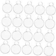 DINHEAROM 200pcs Metal Ring Key Tags Round Labels for Car Keys Door Locks Metal Tags Labels for Quick Organization