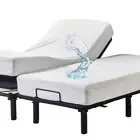 Waterproof Split King Mattress Protector for Adjustable Bed 2PCs Mattress Cov...