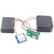 DIY MP3 Music Voice Playback Kit with PIR Sensor Sound Recording Module USB Download Support TF Car As Shown