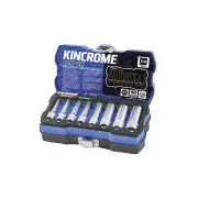 8 Pcs of Kincrome 1/4" Drive LOK-ON Socket Set - Metric Mirror Polish Finish