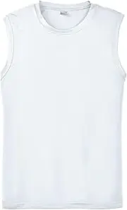 [SPORT-TEK] Sleeveless PosiCharge® Competitor™ Tee. ST352 White L