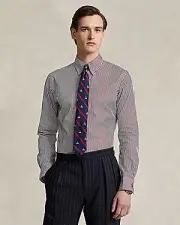 Polo Ralph Lauren Mens Classic fit Long Sleeve Button-Up Shirt XL Blue Striped