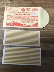 HO Champ Decals S-75 Gold Stripes