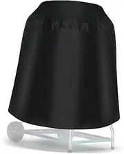 GALPADA Outdoor BBQ Grill Cover Fire Bowl Cover Kettle and Barrel Grill Protection Lightweight and Portable for Charcoal and Gas Grills