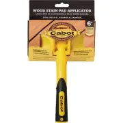 Cabot Wood Stain Pad Applicator, 6 In. 140754610 Pack of 6 Cabot 140754610