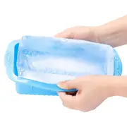 Large Ice Block Mold Reusable Silicone Ice Grid Big Ice Cube Mold for Ice Bath