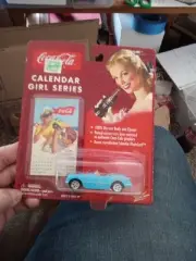 Johnny Lightning Coke Brand Calendar Girl Series '54 Corvette Convertible