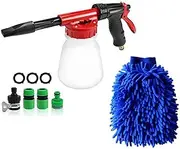 ZONADA Snow Foam Gun Garden Hose Quick Connector Connection Deck Driver way Car Wash with Soap Foam High Pressure Cleaner Spray Sprayer