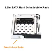 2.5'' HDD SSD Mobile Rack Hot Swap SATA Hard Drive Enclosure With Security Lock