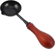 Sewroro Wax Seal Spoon Non Stick Melting Tool with Wooden Handle for Crafting Sealing Envelopes and Wedding Invitations Easy to Clean Travel Friendly Design