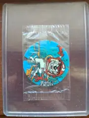 1996 LOONEY TUNES Time Warp Techno Tazos Sealed No 207 Yuri Gagarin