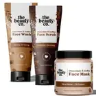 The Beauty Co. Chocolate & Coffee Combo Of 3 For Facial Skincare Routine