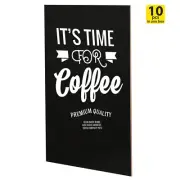 Desktop Chalkboard for Wood Menu and Card Holder Black Reusable (Lot 10)