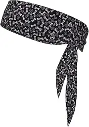 Jbyjbx Dog Puppy Paw Print Sports Head Tie Soft Breathable Sweat Wicking Headband Unisex Tennis Basketball Tie