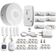Wireless Home Security Alarm System Kit Compatible With Google Alexa Home