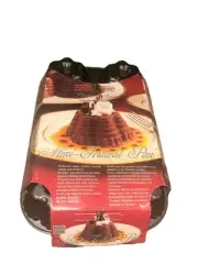 Nordic Ware Platinum Series Mini-Festival Bundt Pan Heavy Cast Aluminum 45437
