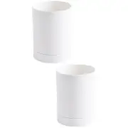 2 Pack Handle Ceramic Chopstick Holder Easy to Clean Utensil Microwave Safe