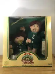 Cabbage Patch Kids Twins Vintage 1984 Coleco, Charlie & Sidney New Open Box RARE
