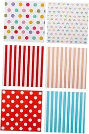 Baluue 6 Pack of Stylish Wrapping Paper Paper for Book Covers Wrapping Bright Chic Patterns