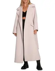 [Belle & Bloom] Heart To Heart Maxi Coat in Rosewater
