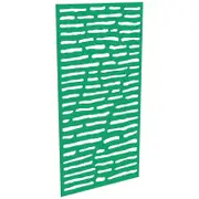 ProtectorAl 300-1200w x 1201-2400h Light Green/Gloss White Slate Unframed Composite Deco Panel