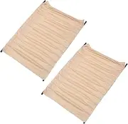 MUCKLILY 1Set Polyester Car Window Shades Replaceable Window Curtains for UV Protection Covers Heat and Glare Easy Installation