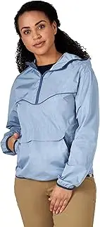 ATG by Wrangler Women's Packable Anorak Half Zip Pullover Jacket