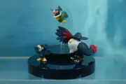 Takara Tomy Pokemon Zukan DP6 1/40 Scale Real Figure Chatot Murkrow Honchkrow