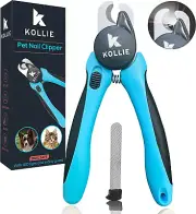 Dog Nail Clippers with LED Light, Cat Nail Clippers, Stainless Steel Razor Sharp