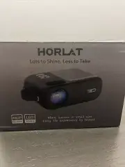HORLAT Wireless/Wired Mini Projector Smartphone Video Projector WiFi Projector