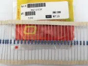(100 pcs) MK1053F Ohmite, 1/4 Watt 105K Ohm 1%, Metal Film Resistor (Axial)