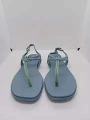 NEW Reaction Kenneth Cole Warren Knot Flat Sandal - Blue Size 9.5