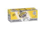 Solo Zero Sugar Original Lemon Soft Drink Cans Multipack 375ml x 10 Pack