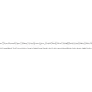 Silver 25cm Double Strand Singapore Anklet