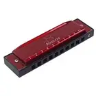 Technical harmonica, C major harmonica, 24 tremolo harmonica for adults with and