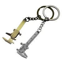 在飛比找蝦皮購物優惠-迷你 游標卡尺鑰匙扣 便攜工具 鋅合金鑰匙扣/鏈工具 實用隨