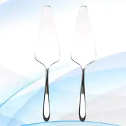 2 Pcs Baking Supplies Cake Server Stainless Steel Food Turner Cake Slicer Pie