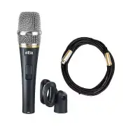Heil PR 20 SUT Utility Dynamic Microphone Bundle with XLR Microphone Cable
