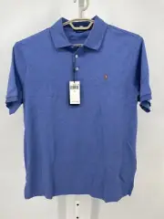 Polo Ralph Lauren Mens Core Replen Polo Shirt Blue Short Sleeve Classic Fit Golf