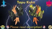 ⚔️Shiny Non-shiny Tapu Koko 6IV️Pokémon Sword Shield HOME (Legal)
