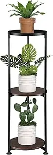 3 Tier Plant Pot Stand Metal Flower Holder Corner Shelf Unit Indoor Outdoor Display Shelves Garden Plywood Storage Rack