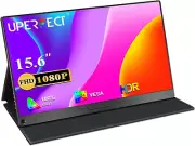 15.6" Portable FHD IPS HDR Monitor with USB-C and HDMI for Gaming and Work