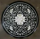 Mother of Pearl Hallway Table , Marble Coffee Table Top , 15 Inches Indoor Table