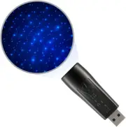 Starport USB Laser Star Projector for Game Room, Bedroom, or Galaxy Lighting