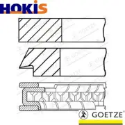 4x PISTON RING KIT 08-439700-00 FOR TOYOTA 3S-FE 2.0L 4cyl CAMRY