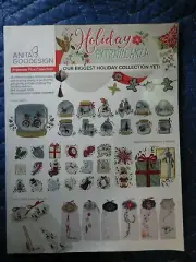 Anita Goodesign Holiday Extravaganza Premium Plus Embroidery BOOK AND CD