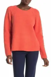 Eileen Fisher Red Lory Organic Cotton Sweater Size:Large