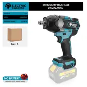 DTW700 Brushless Cordless Impact Wrench 1/2 High Torque Adjustable Mode Multifu