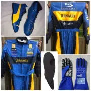 TELEFONICA GO KART RACE SUIT CIK/FIA LEVEL 2 APPROVED WITH SHOES & GLOVES