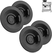Crystal Pure Cleaning Disc for Breville Espresso Coffee Machines BES500 BES810 BES840 BES860 BES870 BES880-54mm Backflush Disc Blind Filter BES870XL/11.2 54mm Rubber Disks, 4-Pack